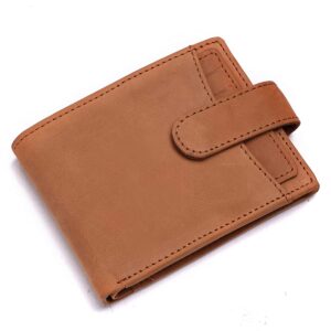 New Brown Leather Men's Wallet