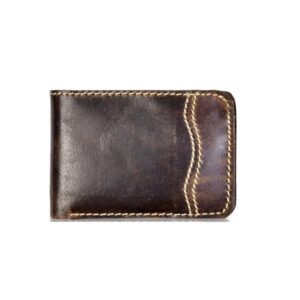 Genuine Cow Handmade Men's Leather Wallet Vintage style,Total 6 Slots